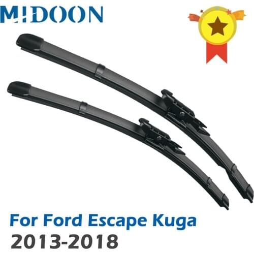 MIDOON Wiper RHD & LHD Front Wiper Blades For Ford Escape Kuga 2013 - 2018 Windshield Windscreen Front Window 28"+28"