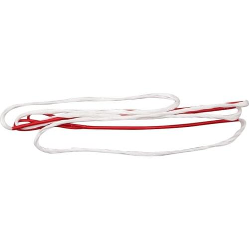2pcs Red White Replacement Bowstring 14 Strands Bow String Durable Replacement Bowstrings 140/142/163cm for Recurve Bow