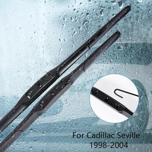 Wipers Blade ForCadillac Seville 1998 1999 2001 2002 2003 2004Car Accessories For Auto Rubber Windscreen Wiper
