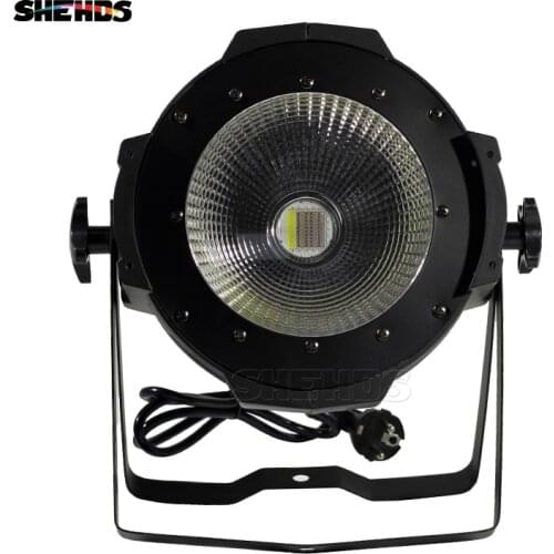 SHEHDS LED Par COB 100W RGBWA+UV 6in1 High Power Aluminium Case Stage Lighting with Dmx512 Control 5 Colors Available