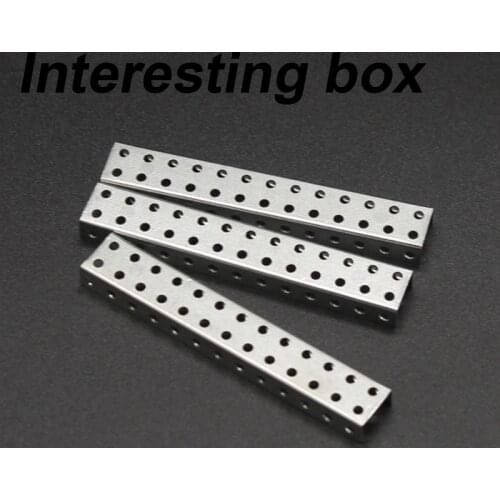 Right angle U-bar with hole iron piece connection fitting DIY frame axle frame manual assembly toy material 2.05mm hole