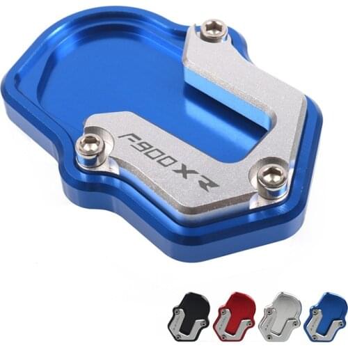 2020 Motorcycle CNC Aluminum Kickstand Enlarge Plate Pad Side Stand Motorbike For BMW F900R F900XR F900 R XR F 900R 900XR