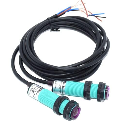 Waterproof IP65 Infrared Beam Sensor Photoelectric Switch Light Barrier 8m Detect Distance For Sliding Swing Gate Opener