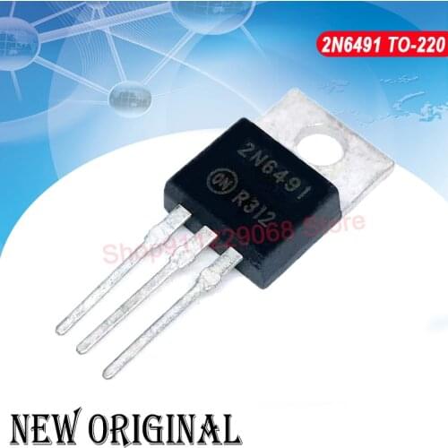 5 Pieces) 2N6491 TO-220 80V 15A