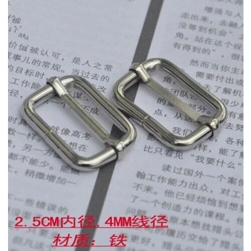 50pcs/lot 1'' 25mm Iron Webbing Buckle Accessories for Handmade Bags, Shoes and Handbag Hardwares Free Shipping