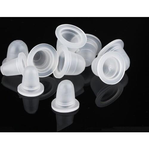 500pcs Silicone Tattoo Ink Cup Holder Pigment Caps Permanent Makeup Accesories Tool for Machine Needles Supply S/L