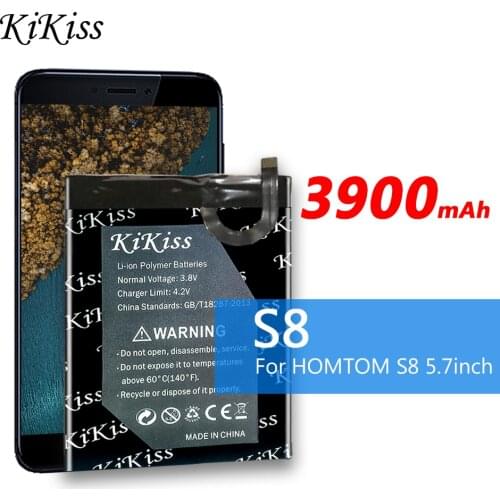 Original KiKiss phone battery for HOMTOM S8 5.7inch MTK6750 3900mAh battery Mobile Accessories battery For HOMTOMS8 S 8