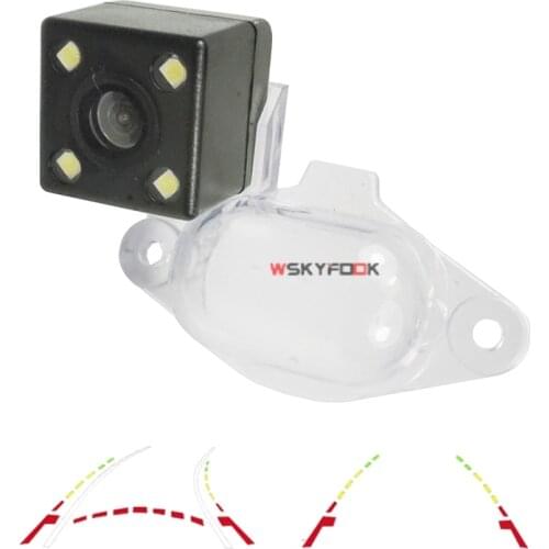 180deg CCD HD Car Rear Backup Camera for Nissan Caravan NV350 Urvan E25 Xtrail X Trail T30 Reverse Parking Camera Dynamic track