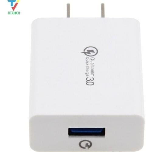 Quick Charge QC 3.0 USB Charger US Wall Mobile Phone Chargers Adapter 5V 2A Fast Charging for IPhone Huawei Samsung 300pcs/lot