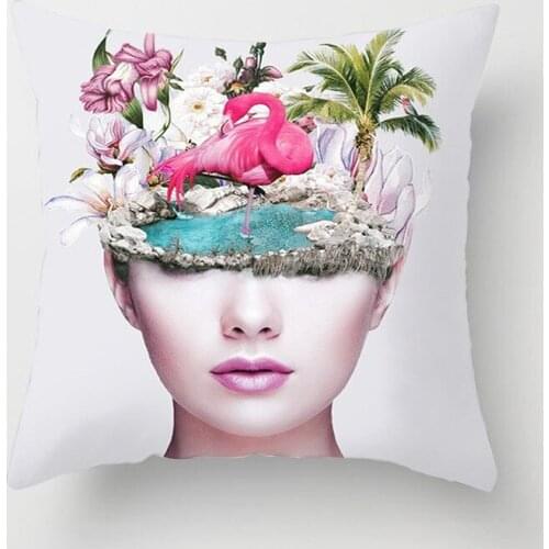 Square Pillowcase Home Decorative Rose Gold Pink Pillow Cover nordic decorative home almofadas para throw pillows cover