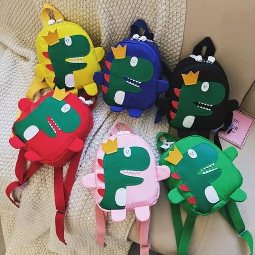 Summer Dinosaur Kindergarten Cartoon CHILDRENS School Bags Children Versatile Korean-style Oxford Cloth Backpack Baby Backpack
