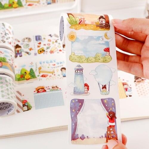 Cute Washi Tape Kawaii Food Girl Student School Office Stationery Supplies Journal Washi Tape Lovely Stickers Planner