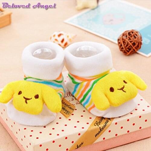 Baby Boy Girl Fashion Christmas Cotton Socks Unisex Girls Boys Childrens Socks Kids Warm Floor Anti-skid Soft Socks 0-18 Month