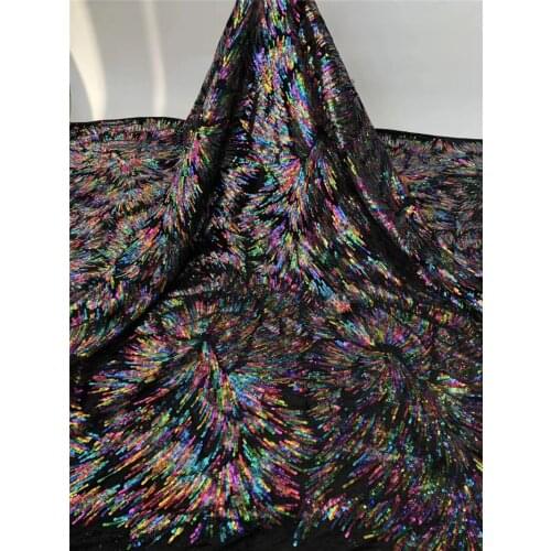 2020 Latest Design shinny sequins Lace Fabric French Lace Fabric High Quality African Lace Fabric For Party Dress JRB-5.71101