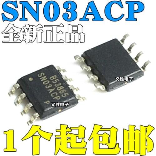 New and original SN03ACPA SN03ACP SN03 SN03A SOP8 Single-stage PFC/flyback PWM controller，WM power management IC