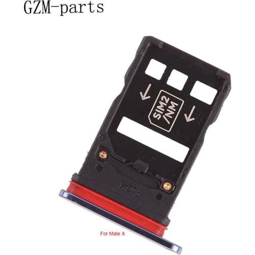 GZM-parts 100pcs/lot For Huawei Mate 20/ Mate Pro/ 20 X/ 20 Lite Adapter Socket Micro Nano SIM Card Holder Tray Slot Holder