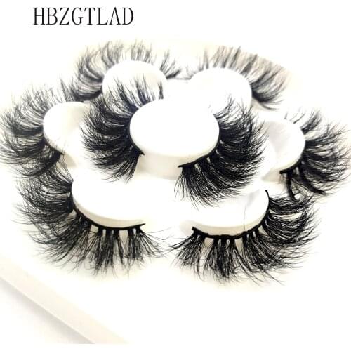 Mink Lashes 100% Hand Made 3D Mink Lashes Transparent Band Eyelashes Cilios Natural Long Fake Eyelashes Clear Band False Eyelash