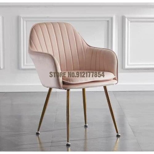 Nordic Light Luxury Chair Net Red Makeup Chair Simple Bedroom Desk Chair Dressing Chair Dining Chair Home Dining Back Chair