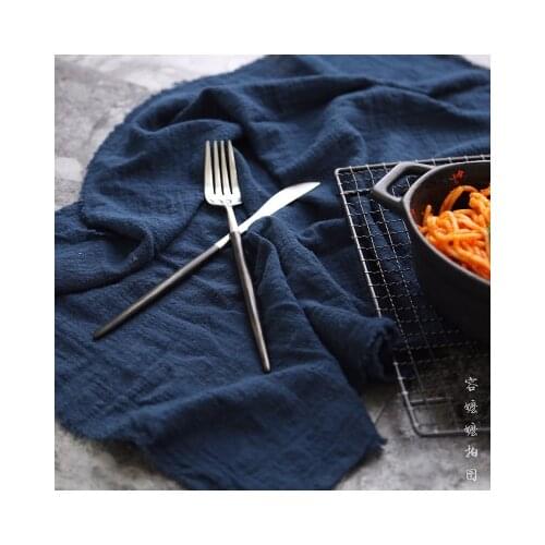 Cotton Linen Napkin 17x26inch for Flat Lay Food Styling Rustic Photography Kitchen Tea Towel Dining Place Mats for Instagram