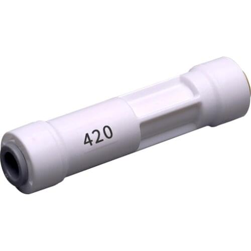 1/4" OD Tube RO Water Quick Connector Tight Junction Double Sealing PE Pipe Fitting Straight Non-return Valve Filter System