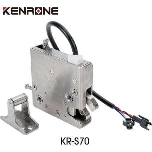 KERONG DC 12v/24v Outdoor Electronic Rotary Latch IP65 Water Proof Electronic Rotary Latch for Vending Machine