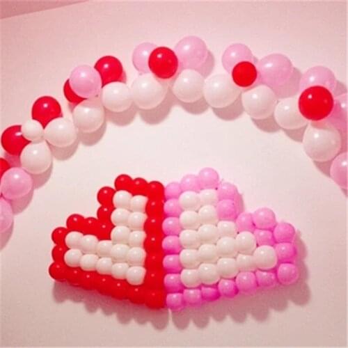 1Pcs Love Heart Shape 38 Balloons Holes for Ballon Birthday Party Wedding Accessories Decorat Balloon Supplie