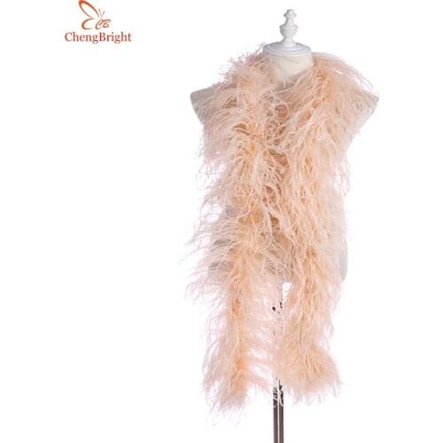 2Yards fluffy Blood tooth ostrich feather boa skirt Costumes/Trim for Party/Shawl/Craft feather boa in wedding decorations