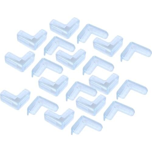 20 pcs Table table Corner protector Edge protector Baby safety buffer Protective caps Impact protection for child safety