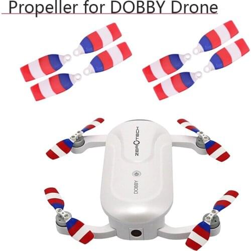 4Pcs/1Set Quick Release Props Blade for ZEROTECH Dobby Pocket Drone A B Propellers with Removal Tools Low Noise Mute Propeller