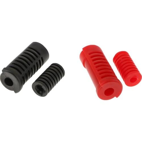4X Popular Motorcycle Gear Shift Lever Cover Protector Rubber Long + Short