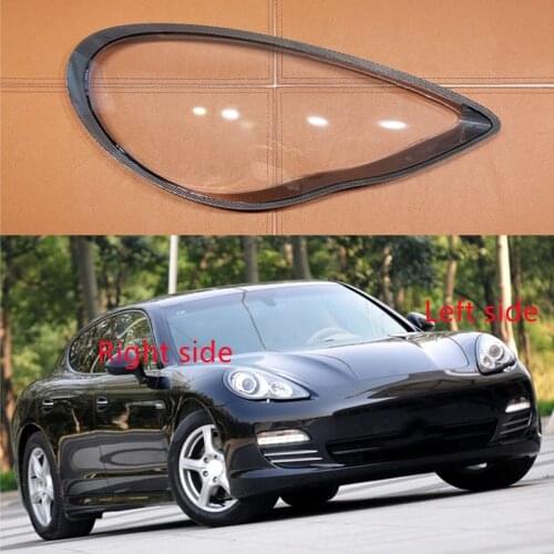 Car Headlight Lens For Porsche panamera 2010 2011 2012 2013 Car Headlight Headlamp Lens Auto Shell Cover