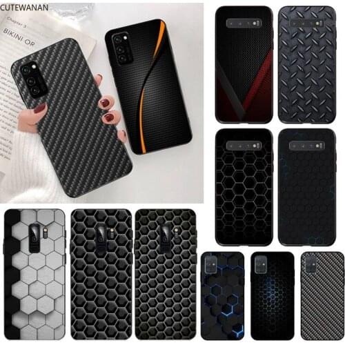 CUTEWANAN car carbon fibre prin Phone Case Cover for Samsung S20 plus Ultra S6 S7 edge S8 S9 plus S10 5G lite 2020