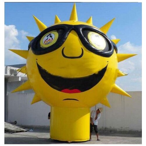 Giant inflatable sun balloon inflatable cartoon sun model for event promotion