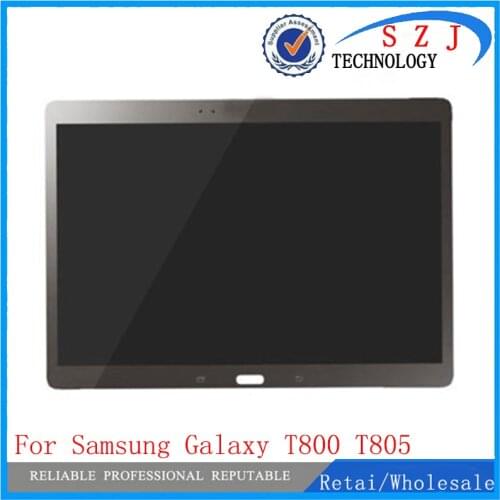 New 10.5" for Samsung Galaxy Tab S T800 T805 SM-T800 SM-T805 LCD Display with Touch Screen Digitizer Sensor Full Assembly
