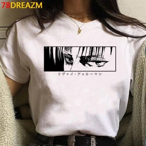 Attack on Titan Shingeki No Kyojin summer top women 2021 couple casual plus size t-shirt clothes plus size couple clothes