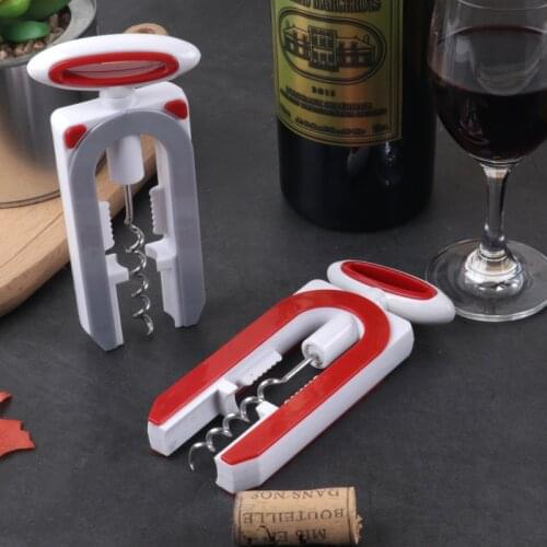 Wine Bottle Opener Safe Portable Stainless Steel Pin Cork Remover Professional Waiters Corkscrew Kitchen Tools Bar Accessories