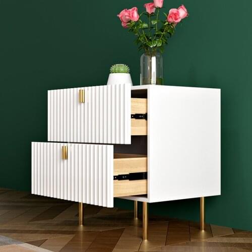Simple modern bedside cabinet Nordic bedside small cabinet mini storage cabinet bedroom locker multi-layer drawer furniture