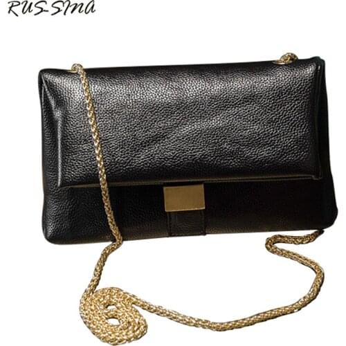 RUSSMA Women's Metallized Bags