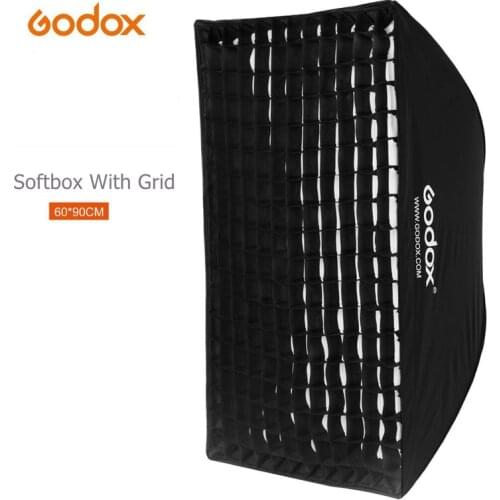 Godox 60*90cm Umbrella Softbox Reflector + Grid Honeycomb Light Soft box for TT600 TT685 V860II photography accessories