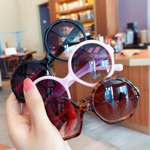 2021 Boy Girl Cute Heart Cartoon Shape Polarized Round Sunglasses Kids Vintage Sunglasses UV400 Protection Sunglasses Eyewear