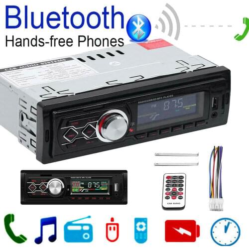 1788E 12V Universal Car Stereo MP3 Music Player FM Radio AUX TF Card U Disk Car Radio AUX TF Card USB U Disk Player