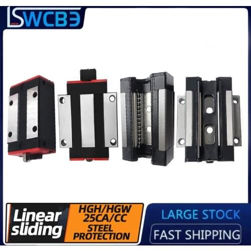 High-precision miniature home linear guide sliding device, HGH25CA / HGW25CC series,Steel protection HGH25CA/HGW25CC,anti-rust