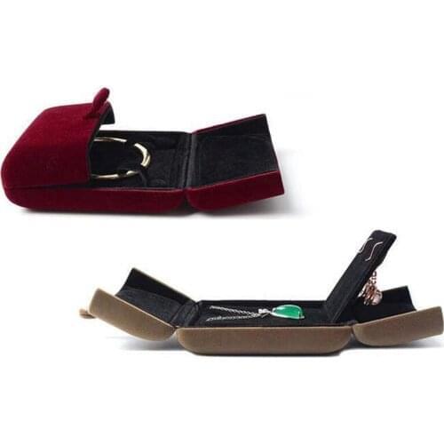 Star Packaging Women 2 Layers Velvet Inside Jewelry Organizer Earring Bangle Bracelet Necklace And Rings Jewelry Box