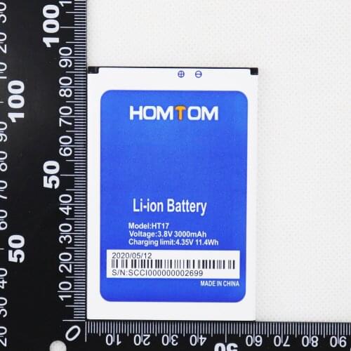 10pcs/lot 3000mAh Battery For Homtom HT17 HT17 Pro Phone Battery