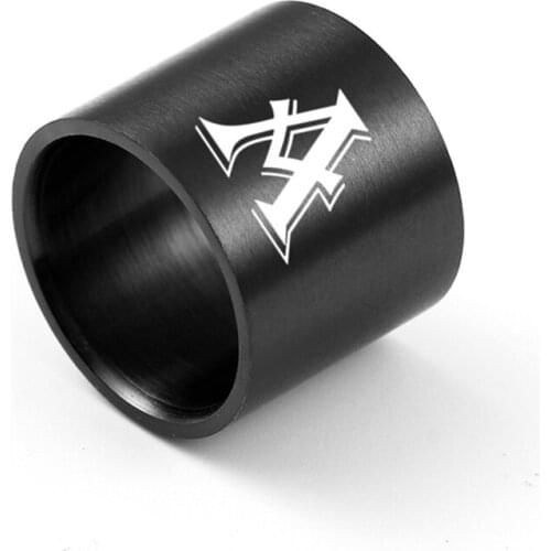 18MM Personalised Initial Ring Engrave A to Z Alphabet Stainless Steel Signet Blank Plain Ring Band 12 Zodiac Ring For Men Women