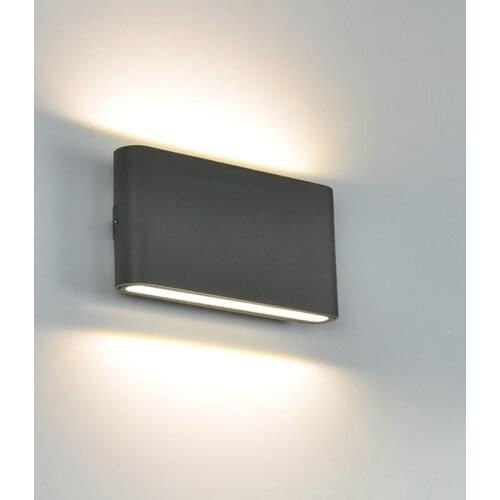 4PCS Modern LED Wall Lights IP65 110V 220V 7W 18W Villa Garden Corride Wall Lamps Home Stairway Bedroom Ultra-thin Nightlight