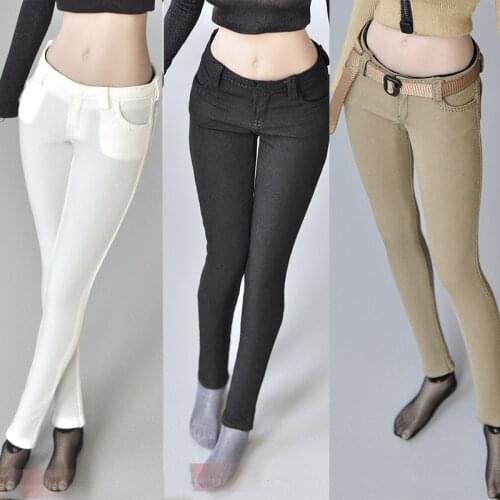 1/6 Scale Pencil Pants Tight Trousers Fit for 12inch Female Seamless Figure Body Toys Woman Action Figure