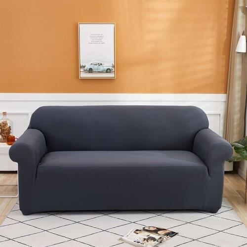 Sofa Protective Cover 2 3 Seater Sofa Covers Sofas 2 and 3 Seats Left Chaise Longue Cover for Couch Solid ColorHome Textile
