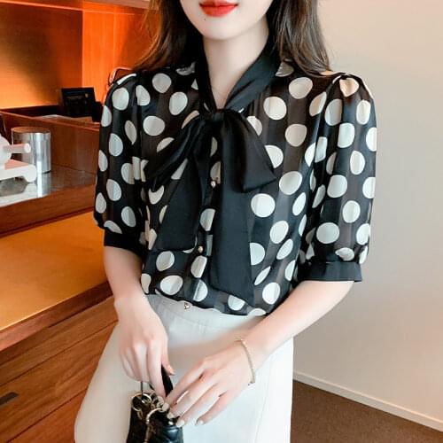 Блузки в горошек COIGARSAM China At AliExpress