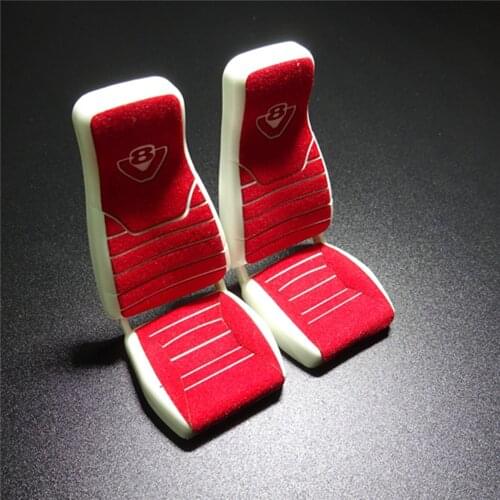 Decorative Seat Suede Stickers Trucks Cab Seats Upholstery for 1/14 Tamiya Scania RC Truck Parts Accessories